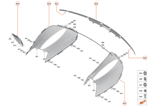 Part Diagram for McLaren 23AA904CP