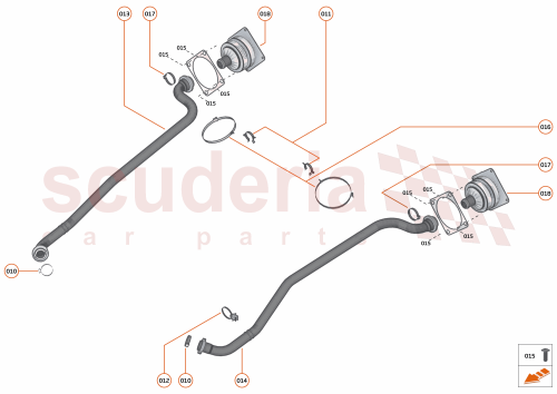 Part Diagram for McLaren 13HA015RP