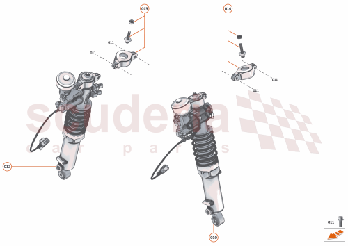 Part Diagram for McLaren 11S3749