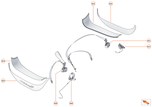 Part Diagram for McLaren 11A8742CP