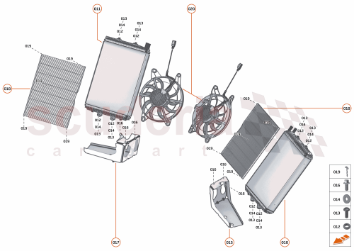 Part Diagram for McLaren 16LA604CP