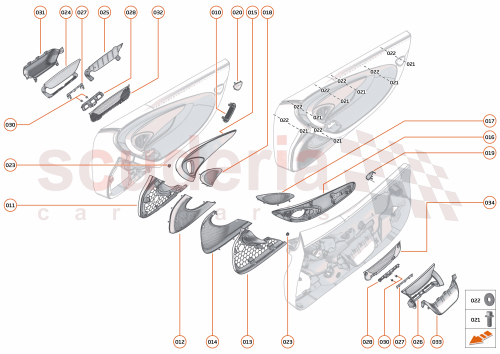 Part Diagram for McLaren 31NA019CP