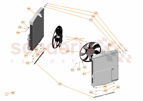 Part Diagram for McLaren 00RX001