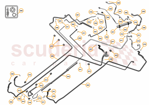 Part Diagram for McLaren 14EA011CP