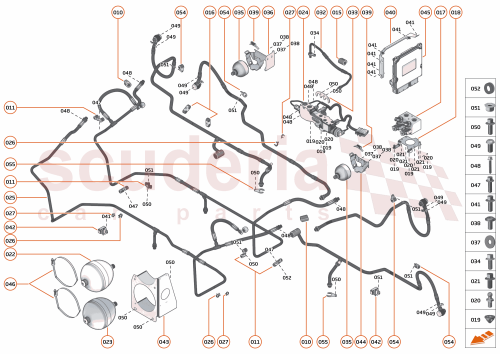 Part Diagram for McLaren 13KA004CP