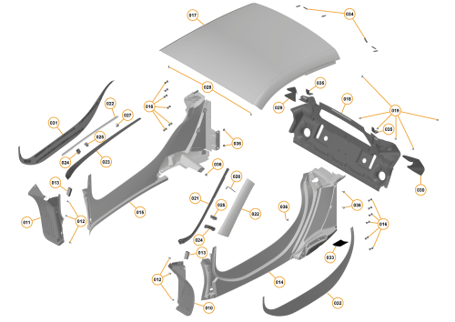 Part Diagram for McLaren 11A9594RP