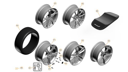 Part Diagram for McLaren 11B0644CP