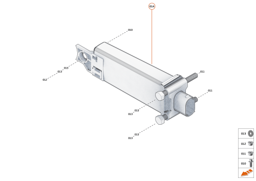 Part Diagram for McLaren 14MA119CP