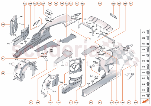 Part Diagram for McLaren 00RA120