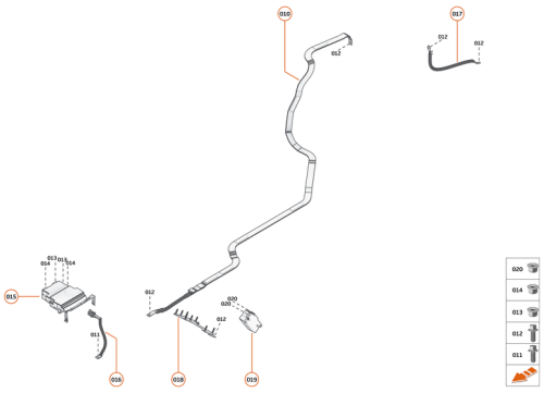 Part Diagram for McLaren 16MA607CP