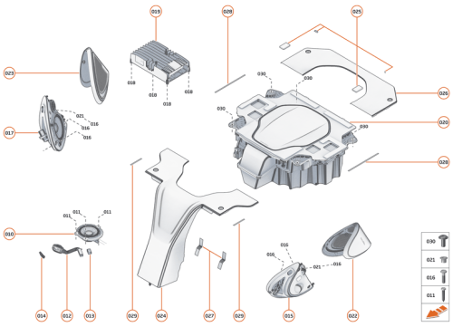 Part Diagram for McLaren 00RA463