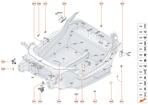 Part Diagram for McLaren 14NA357RP