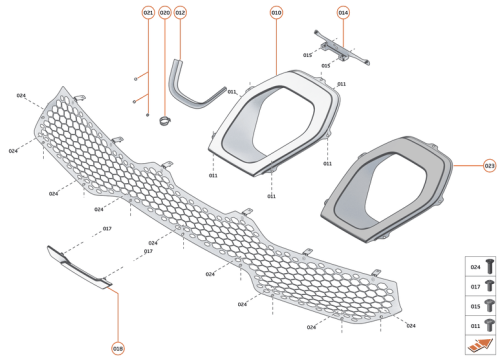 Part Diagram for McLaren 15AA861CP