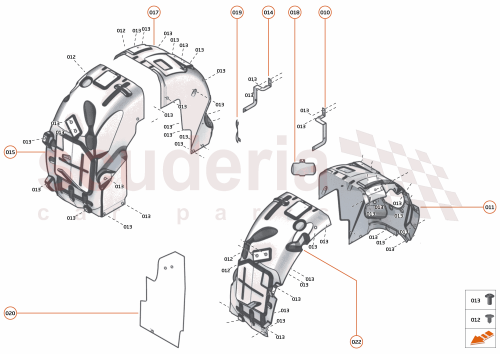 Part Diagram for McLaren 31AA304CP