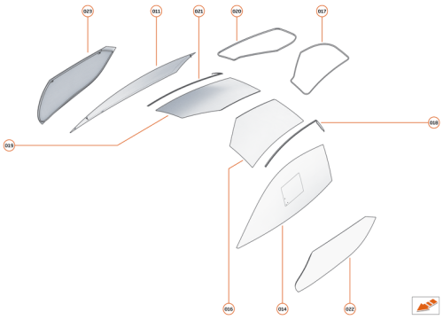 Part Diagram for McLaren 15AA101RP