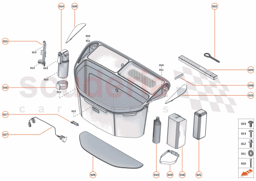 Part Diagram for McLaren 14NA188RP