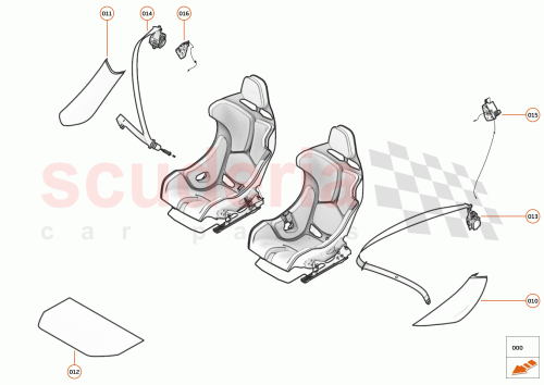 Part Diagram for McLaren 14NA716MP