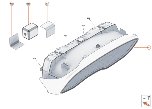 Part Diagram for McLaren 26MA341SP