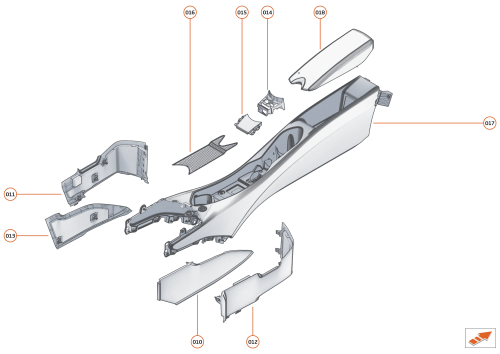Part Diagram for McLaren 14NB788CP