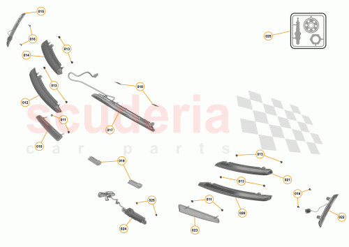 Part Diagram for McLaren 11A8830CP