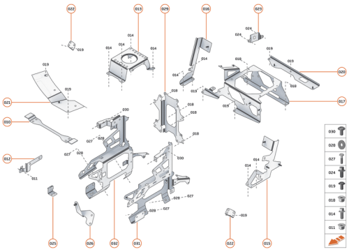 Part Diagram for McLaren 15MA206CP