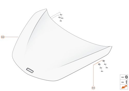 Part Diagram for McLaren 00RA694