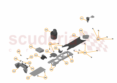 Part Diagram for McLaren 00RA398