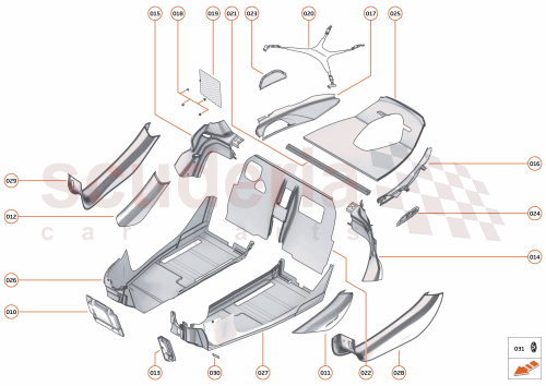Part Diagram for McLaren 14NB721CP