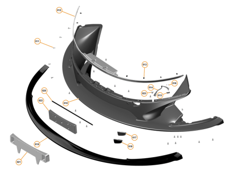 Part Diagram for McLaren 12A1989CP