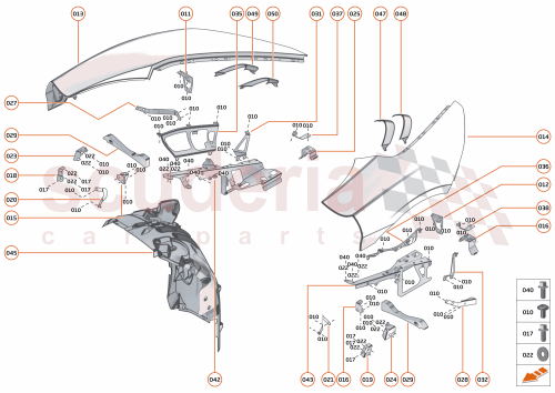 Part Diagram for McLaren 14AB710SP