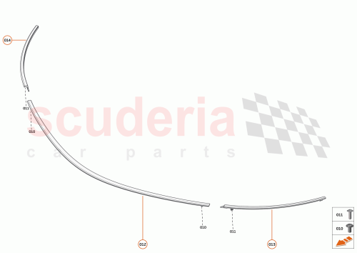 Part Diagram for McLaren 23AA777CP