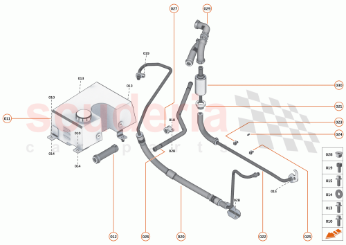 Part Diagram for McLaren 15DA010CP