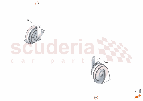 Part Diagram for McLaren 16MA209CP