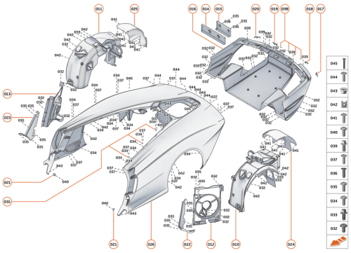 Part Diagram for McLaren 00RA512