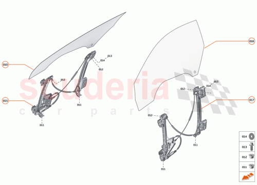 Part Diagram for McLaren 13A0431CP