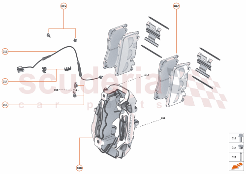 Part Diagram for McLaren 23CA262CP