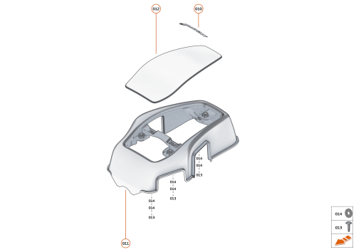 Part Diagram for McLaren 11F0681CP