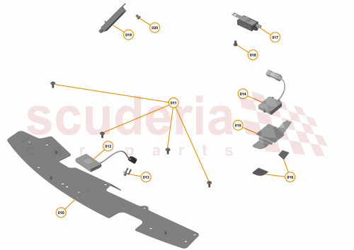 Part Diagram for McLaren 00RA142