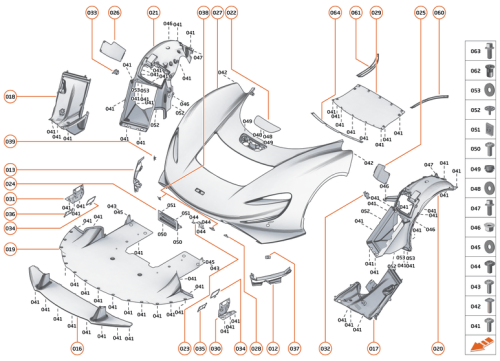 Part Diagram for McLaren 26NA141CP