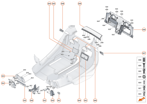 Part Diagram for McLaren 13N2833SP