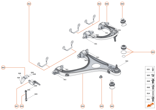 Part Diagram for McLaren 14B0494CP
