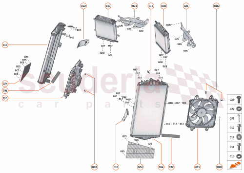 Part Diagram for McLaren 16LA655CP
