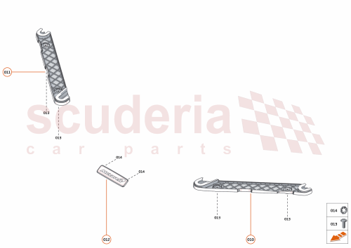 Part Diagram for McLaren 14BA217RP
