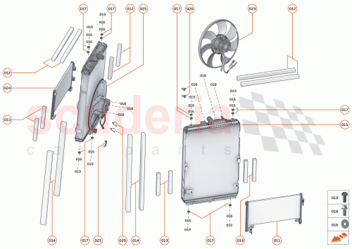 Part Diagram for McLaren 15LA052CP