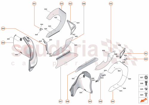 Part Diagram for McLaren 15CA136RP