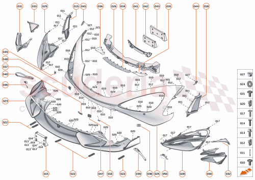 Part Diagram for McLaren 14AA959CP