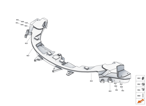 Part Diagram for McLaren 13A1941CP