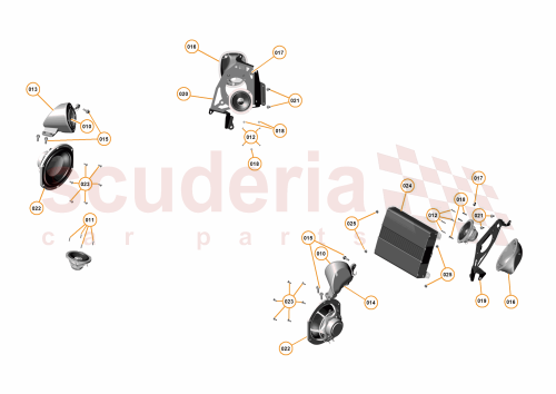 Part Diagram for McLaren 14FA013CP