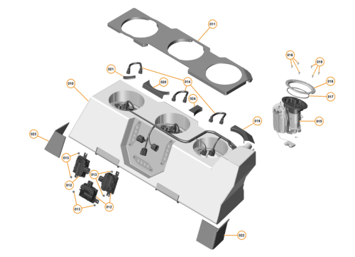 Part Diagram for McLaren 11K0154CP