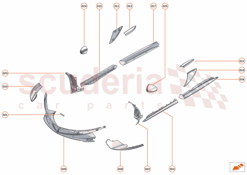 Part Diagram for McLaren 13A5502CP